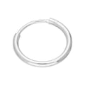 Einzel Sterlingsilber 12 mm Creolen Ohrring