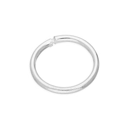 Einzel Sterlingsilber Leicht Schläfer 8 mm Creolen Ohrring