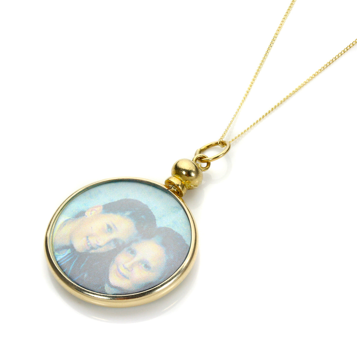 9 Karat Gelbgold-Bildmedaillon