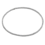 Sterlingsilber & CZ Kristall 43 cm Tennis Collette Halskette