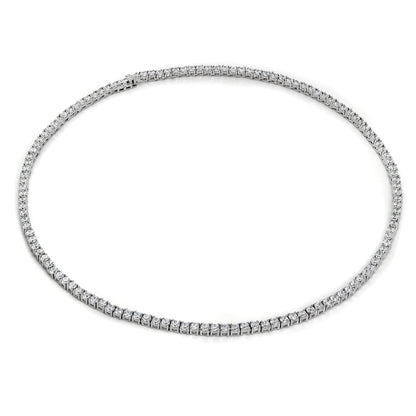 Sterlingsilber & CZ Kristall 43cm Tennis Collette Halskette