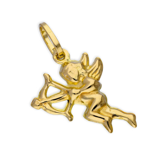 9 Karat Gold Amor Engel Anänger