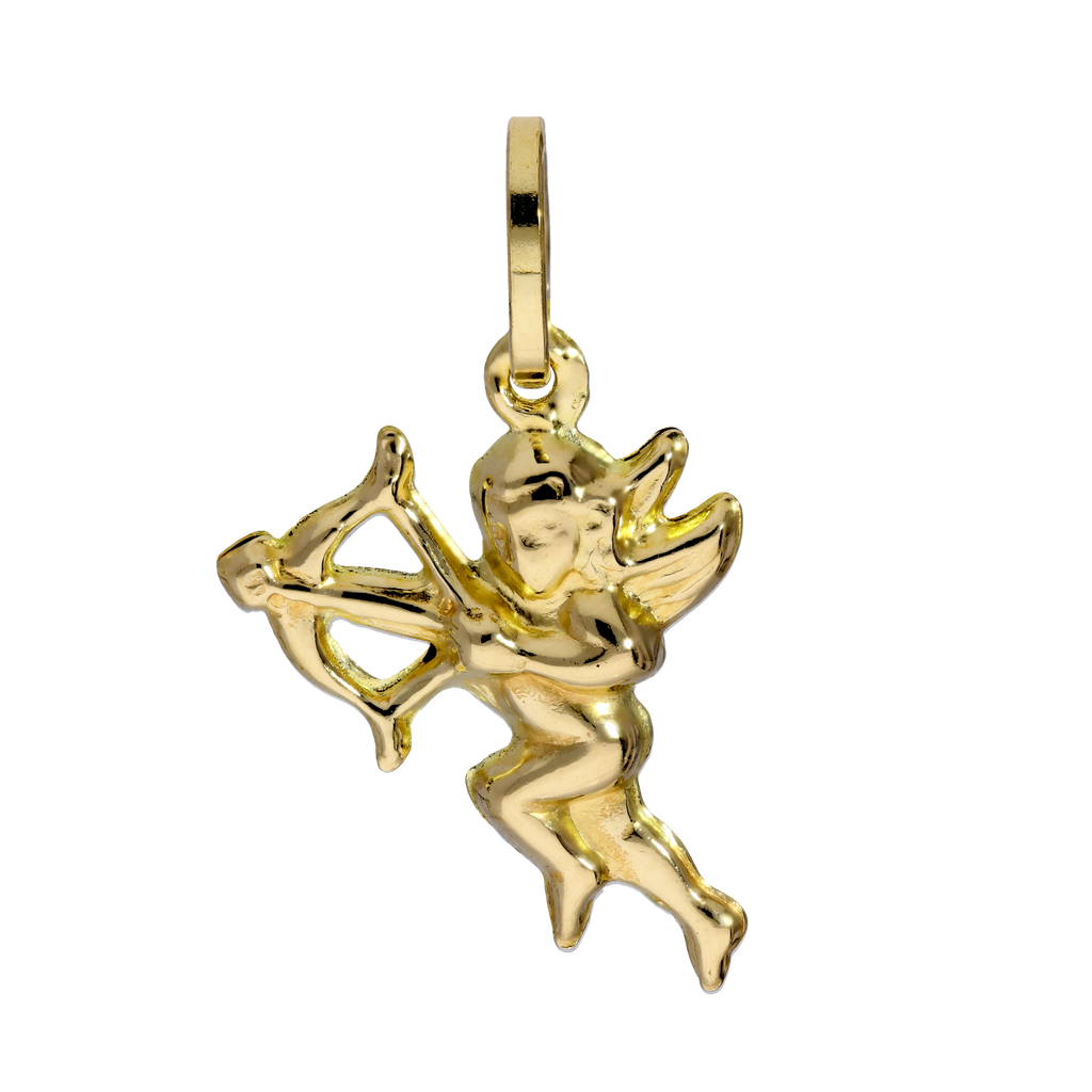 9 Karat Gold Amor Engel Anänger
