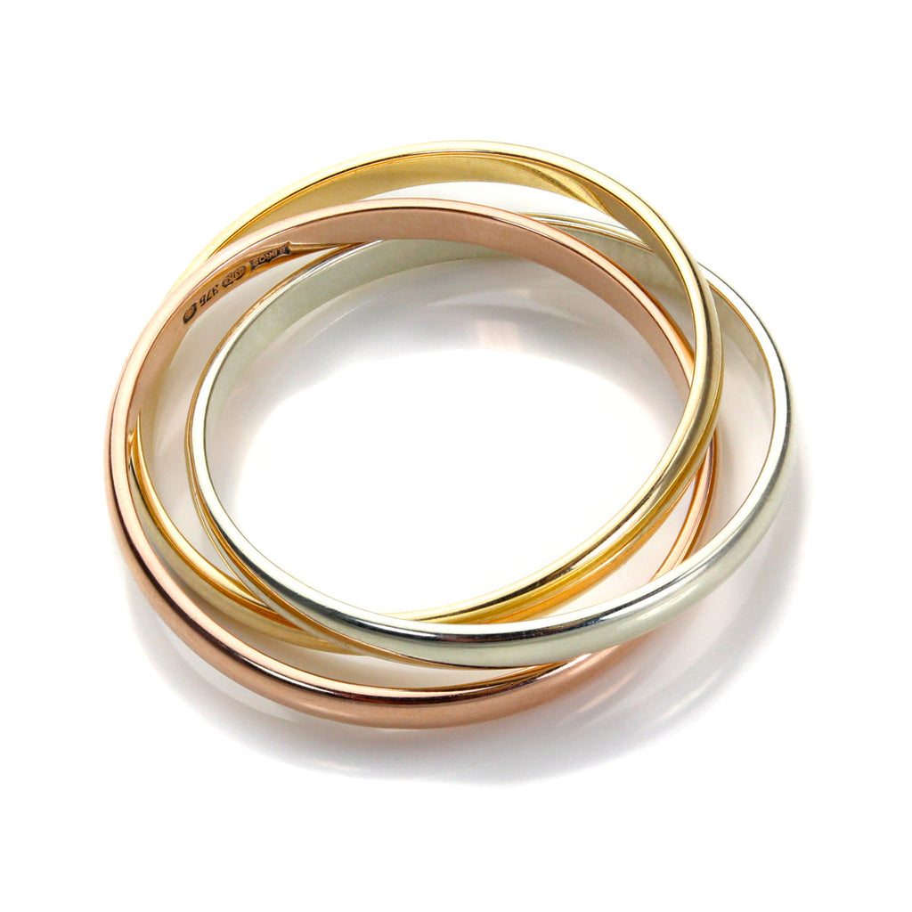 9 Karat Mischgold 2 mm russischer Ehering