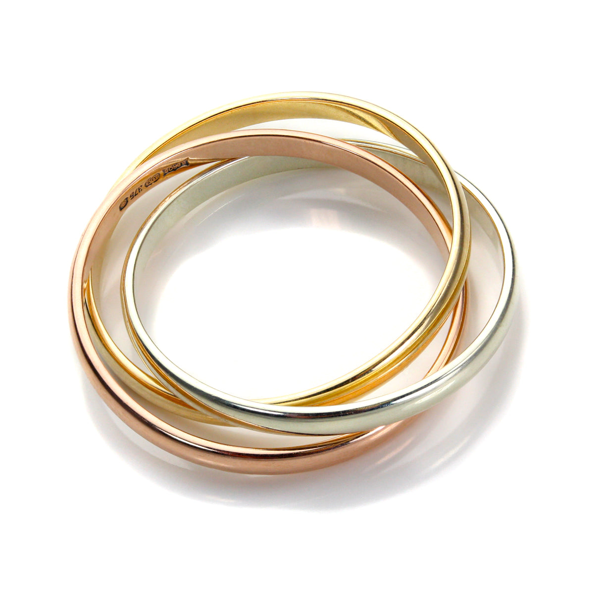 9 Karat Mischgold 2 mm russischer Ehering