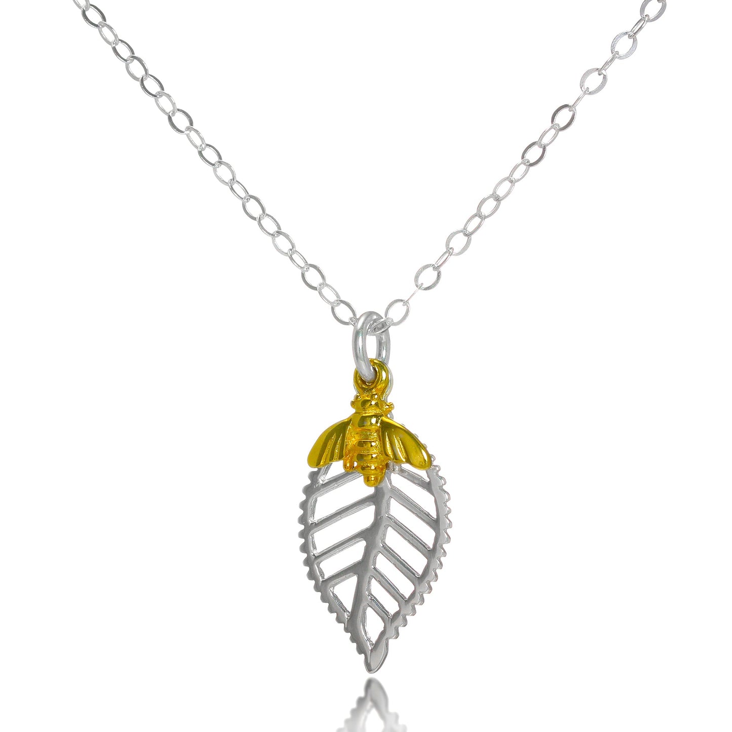 Abella Bee Halskette aus Sterlingsilber