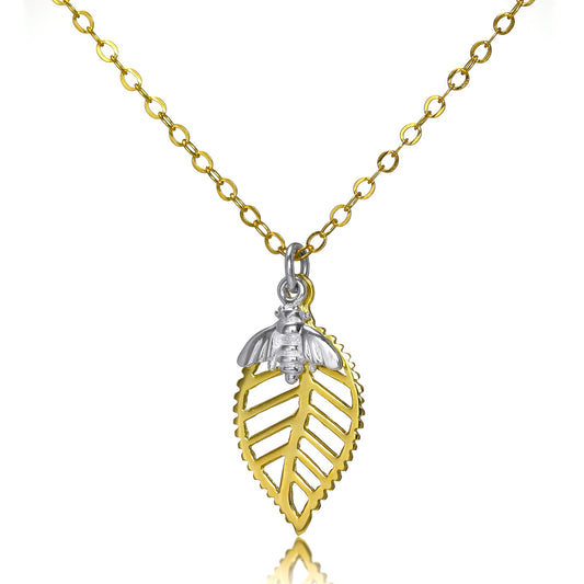 Abella Biene Halskette aus Sterlingsilber