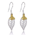 Abella Bienenohrringe aus Sterlingsilber & Plattiertes Gold
