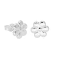 Ohrstecker aus Sterlingsilber mit Blume