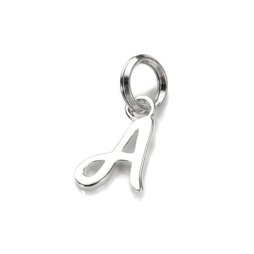 Sterlingsilber Schriftzug-Anhänger