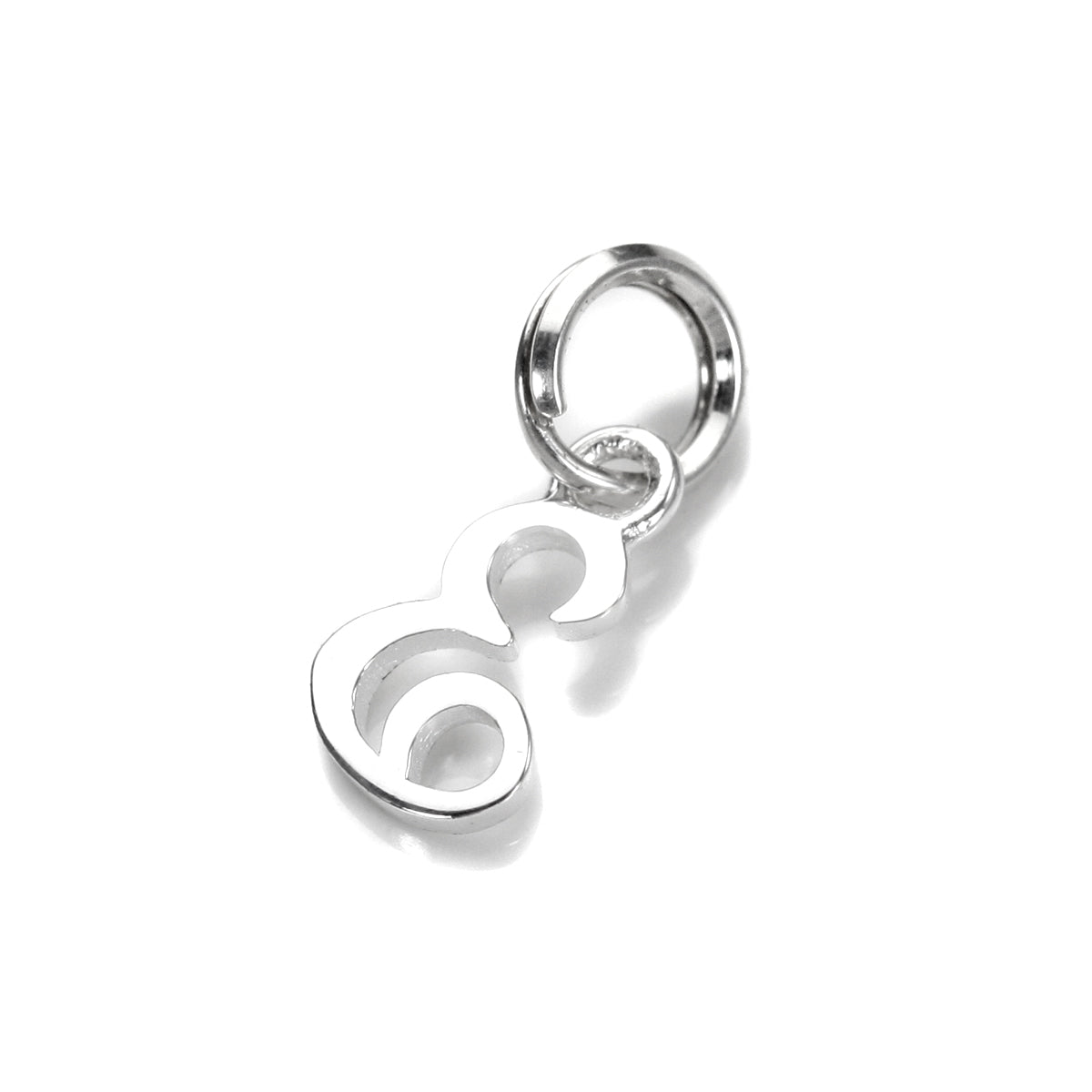 Sterlingsilber Schriftzug-Anhänger