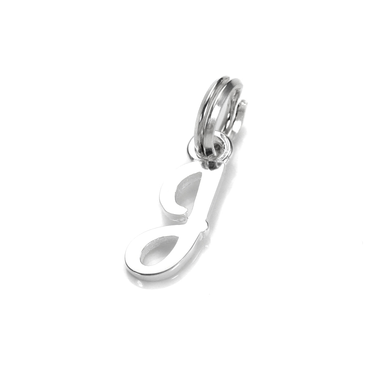Sterlingsilber Schriftzug-Anhänger