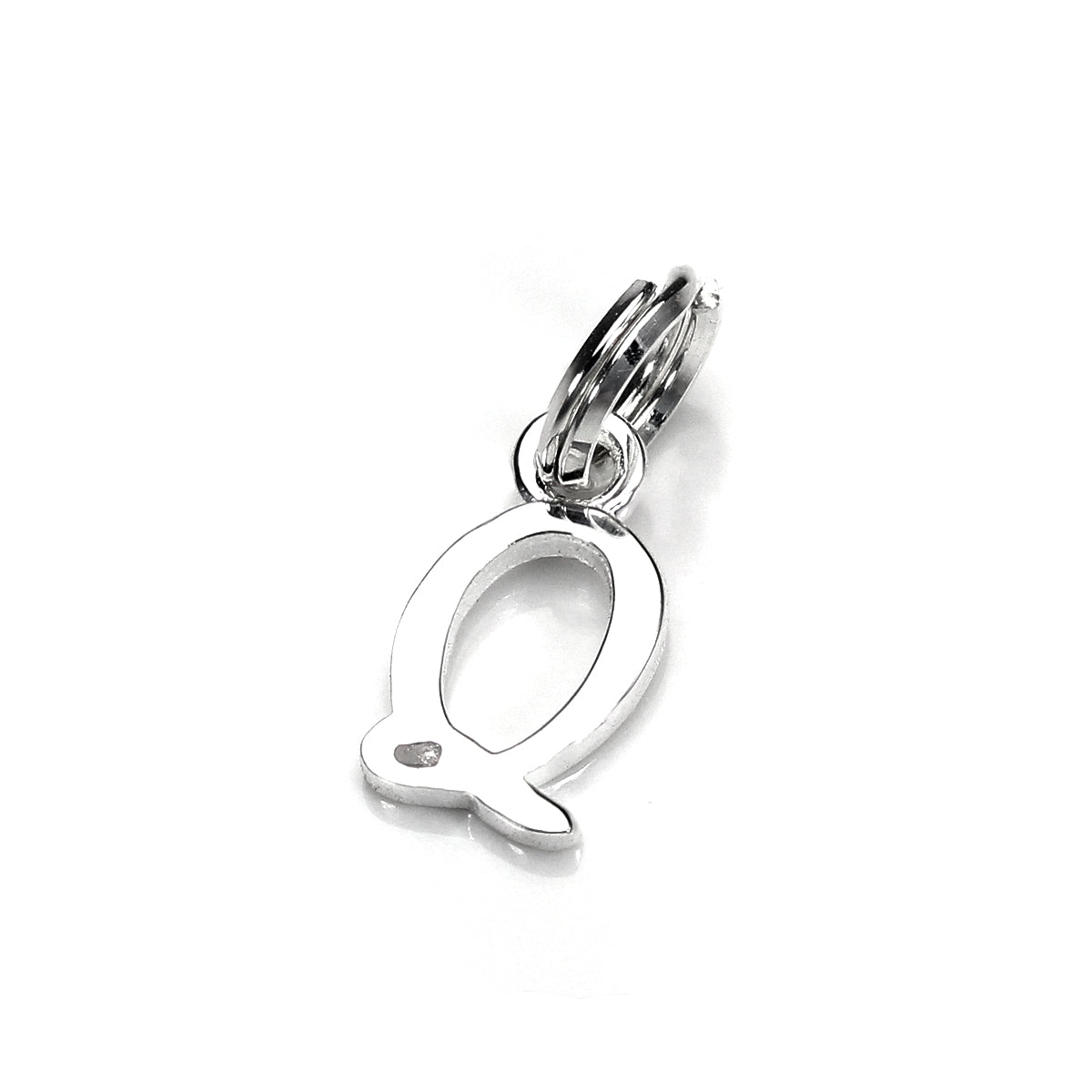 Sterlingsilber Schriftzug-Anhänger