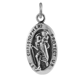 Sterlingsilber St. Christophorus Anhänger