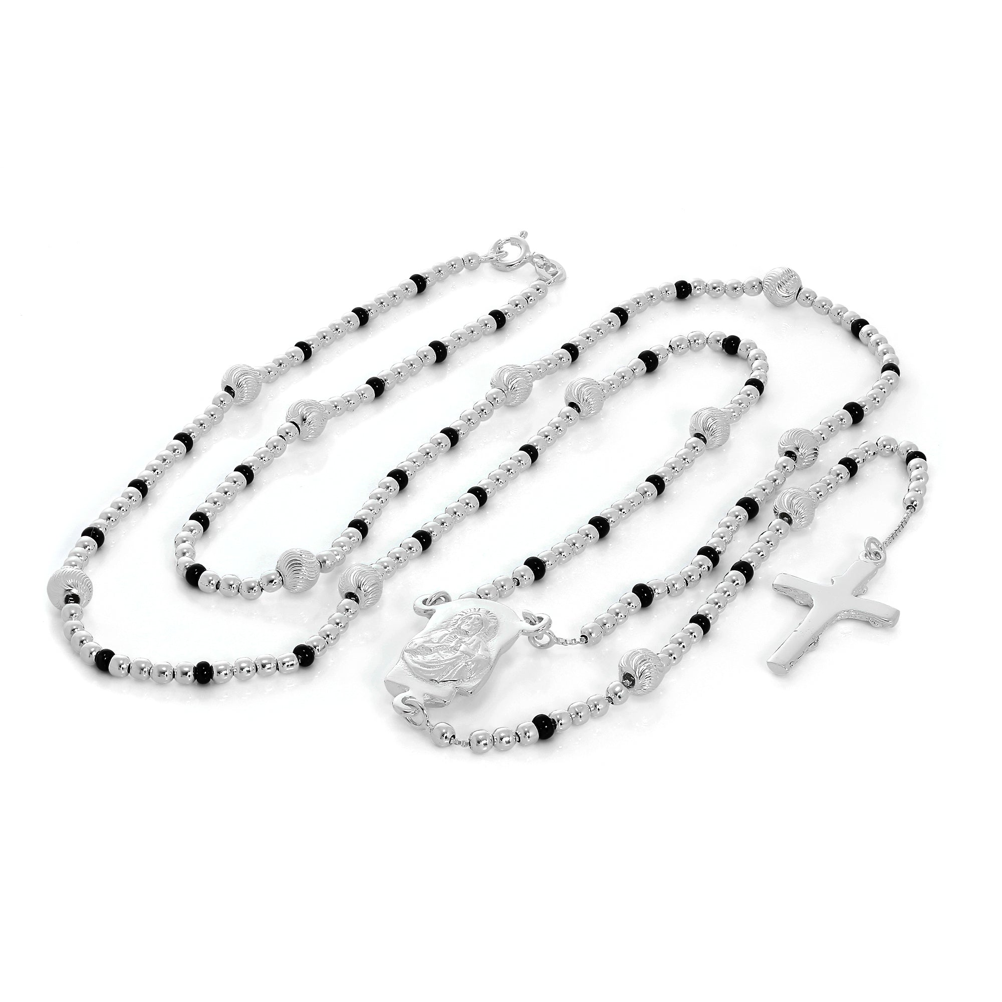 Sterlingsilber Rosenkranz Halskette