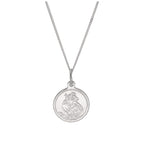 Personalisierte Sterlingsilber St. Christopher Halskette