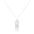 Sterlingsilber großer moderner Saint Christopher Anhänger - 16 - 24 Zoll
