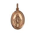9 Karat Roségold Wundertätige Medaille