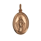 9 Karat Roségold Wundertätige Medaille