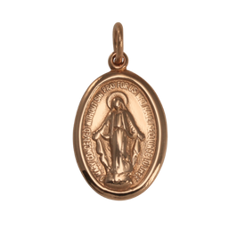 9 Karat Roségold Wundertätige Medaille