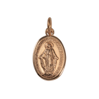 9 Karat Roségold Heilige Maria Anhänger