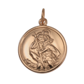 9 Karat Roségold St. Christophorus Anhänger