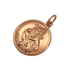 9 Karat Roségold St. Christophorus Anhänger