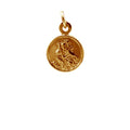 9 Karat Roségold Winzig Rund St. Christophorus Anhänger