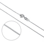 Sterlingsilber Diamantschliff Panzerkette