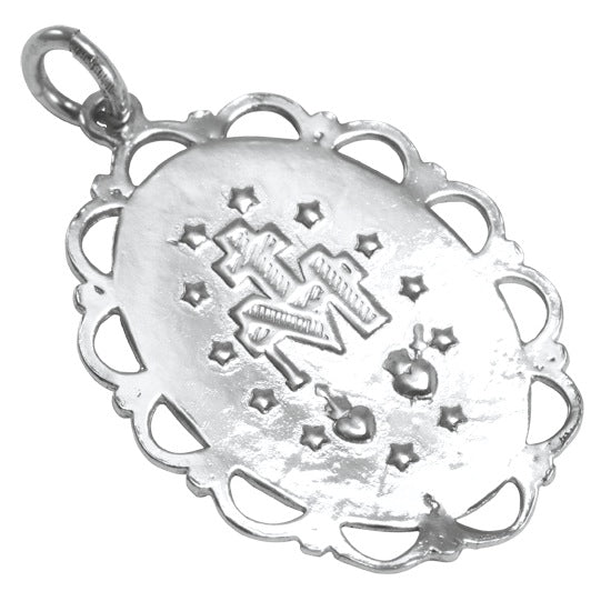 Sterlingsilber Wundertätige Medaille 