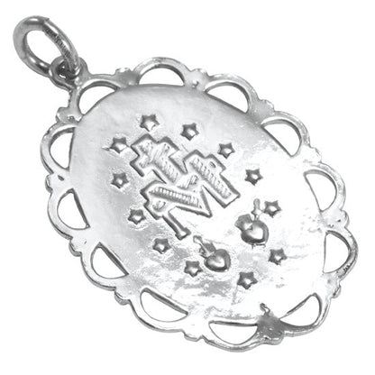 Sterlingsilber Wundertätige Medaille 
