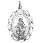 Sterlingsilber Wundertätige Medaille 