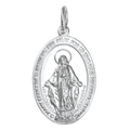 Sterlingsilber Wundertätige Medaille 