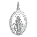 Sterlingsilber Wundertätige Medaille 