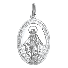 Sterlingsilber Wundertätige Medaille 