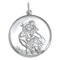 Sterlingsilber St. Christophorus Anhänger