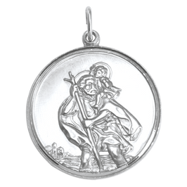 Sterlingsilber St. Christophorus Anhänger