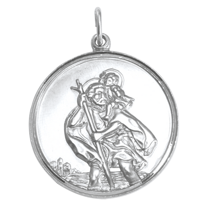 Sterlingsilber St. Christophorus Anhänger
