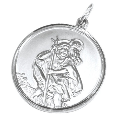 Sterlingsilber St. Christophorus Anhänger