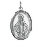 Sterlingsilber Wundertätige Medaille 