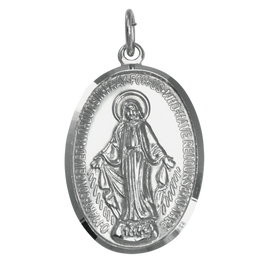 Sterlingsilber Wundertätige Medaille 