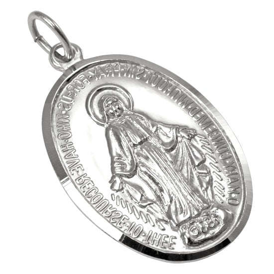 Sterlingsilber Wundertätige Medaille 