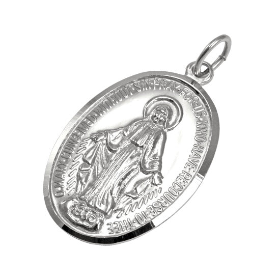 Sterlingsilber Medaille der Unbefleckten Empfängnis