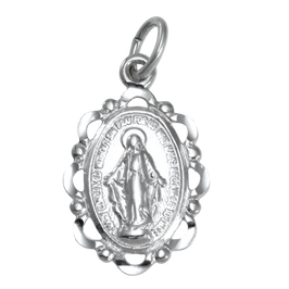Sterlingsilber Wundertätige Medaille 