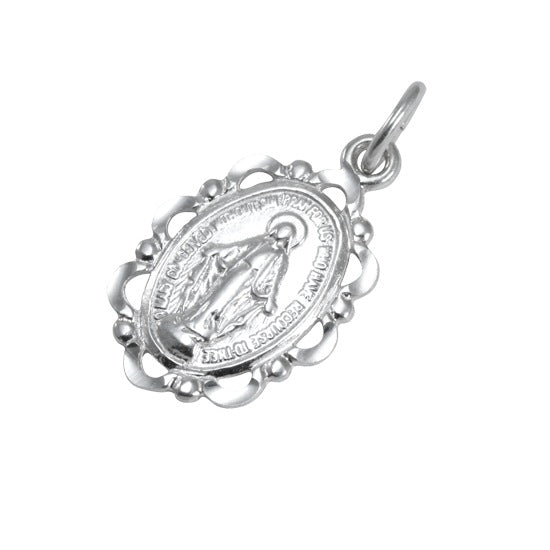 Sterlingsilber Wundertätige Medaille 