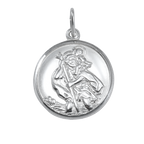 Sterlingsilber St. Christophorus Anhänger