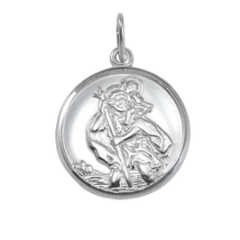 Sterlingsilber St. Christophorus Anhänger