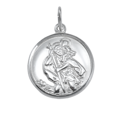 Sterlingsilber St. Christophorus Anhänger