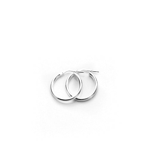 Sterling Silber 2mm Ohrringe