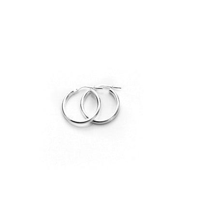 Sterling Silber 2mm Ohrringe